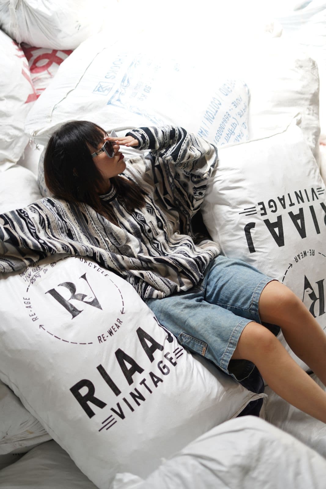 Riaaj Vintage editorial look