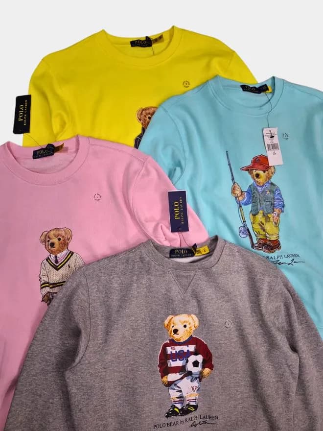 BUNDLE OF Ralph Lauren Polo Bear Sweatshirts — image 4 of 7