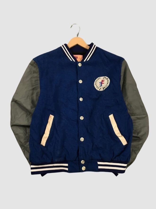 BUNDLE OF 10 VINTAGE CRAZY VARSITY JACKET thumbnail 4