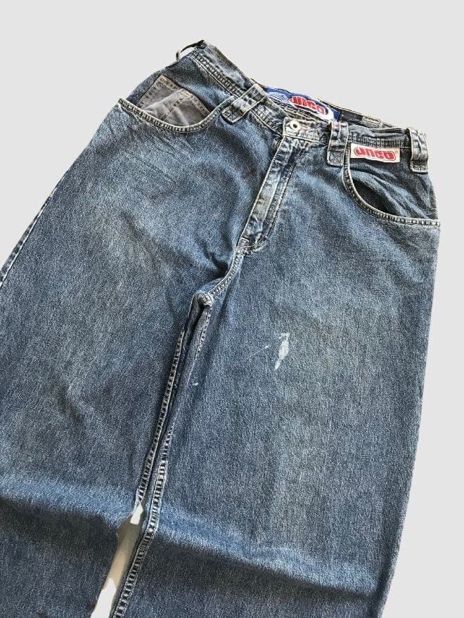 CRAZY VINTAGE JNCO SPELL OUT DENIM alternate