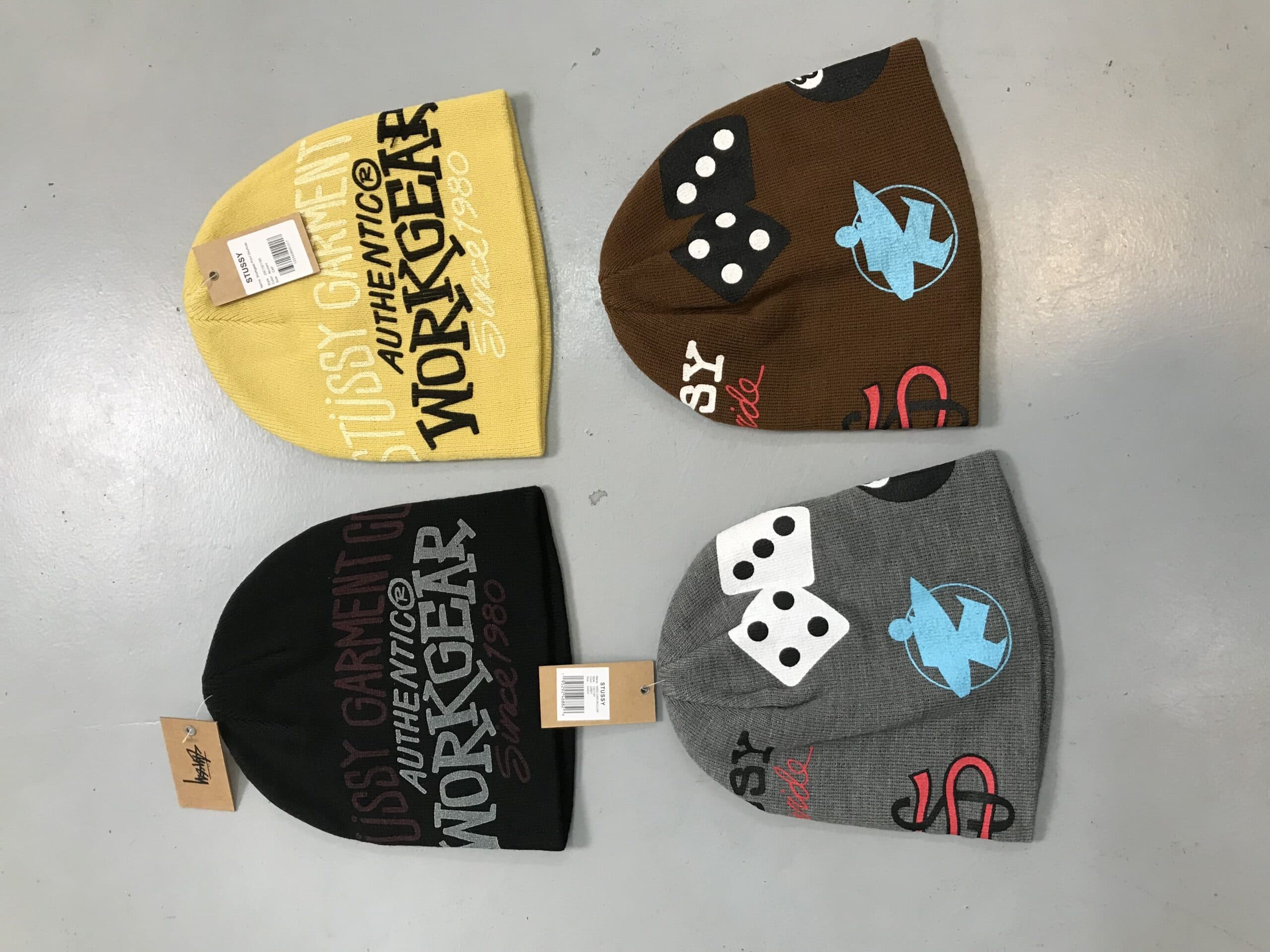 Bundle of Factory Leftover Stüssy Beanie  Caps – (30pcs) — image 11 of 12