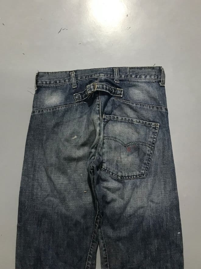 Bundle of Vintage Levi’s Engineer Buckle Belt Denim Jeans thumbnail 3