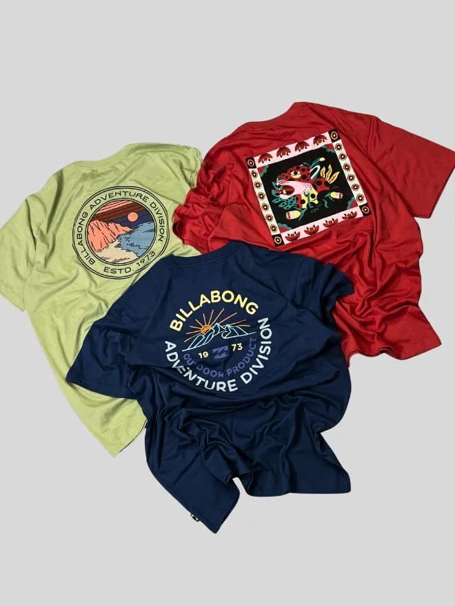 BUNDLE OF Billabong Graphic T-Shirt – Brand New thumbnail 3