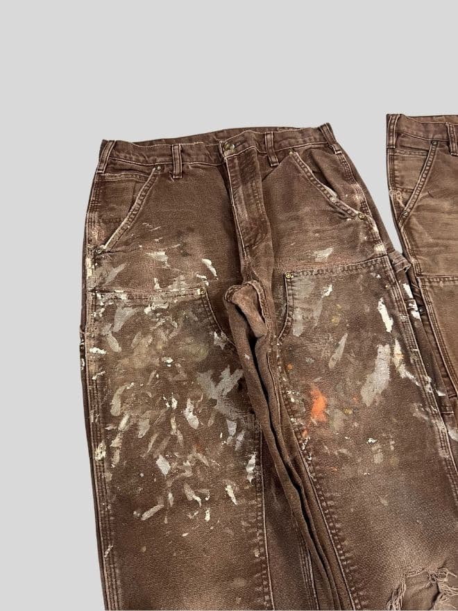 Crazy Bundle of 4 Vintage Carhartt Double Knee Denim Pants — image 3 of 17