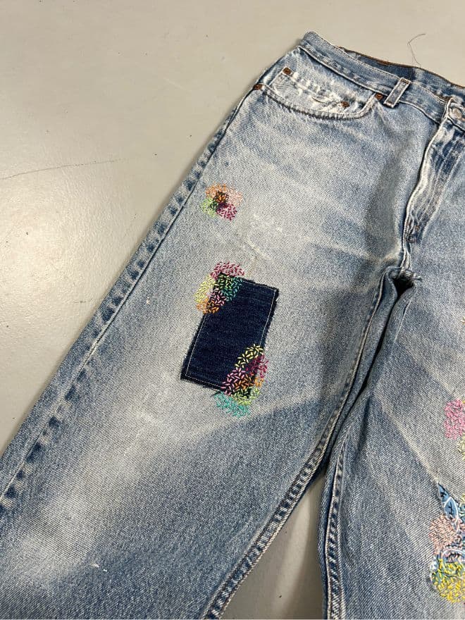 Vintage Levi’s 505 Hand Stitch 1of1 Denim – Men’s 32 alternate