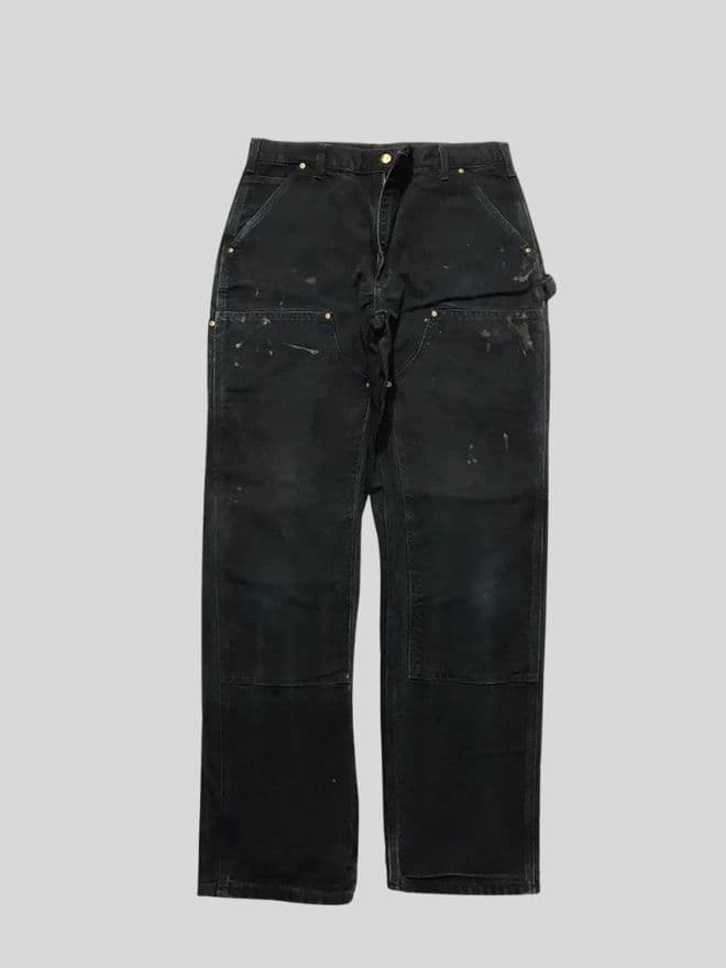 Bundle of Vintage Carhartt Double Knee & Carpenter Pants – Mixed Styles. alternate