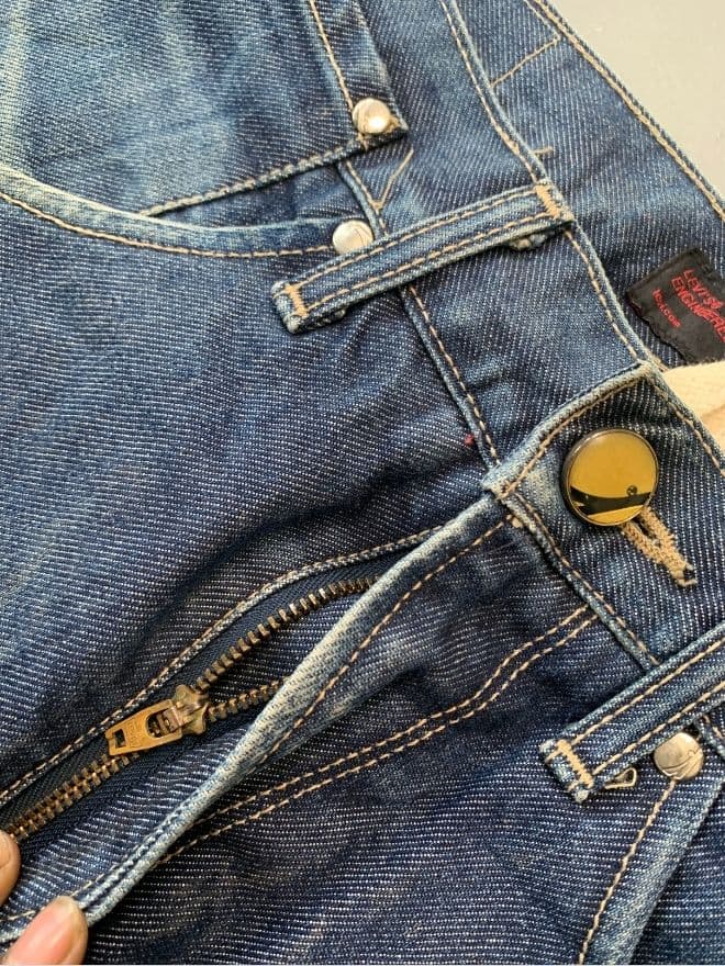 Vintage Levi’s Engineer Jeans Denim — image 3 of 11
