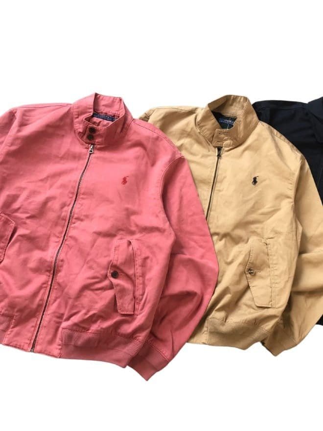 BUNDLE OF 20 FACTORY LEFTOVER VINTAGE POLO HARRINGTON JACKETS — image 3 of 4