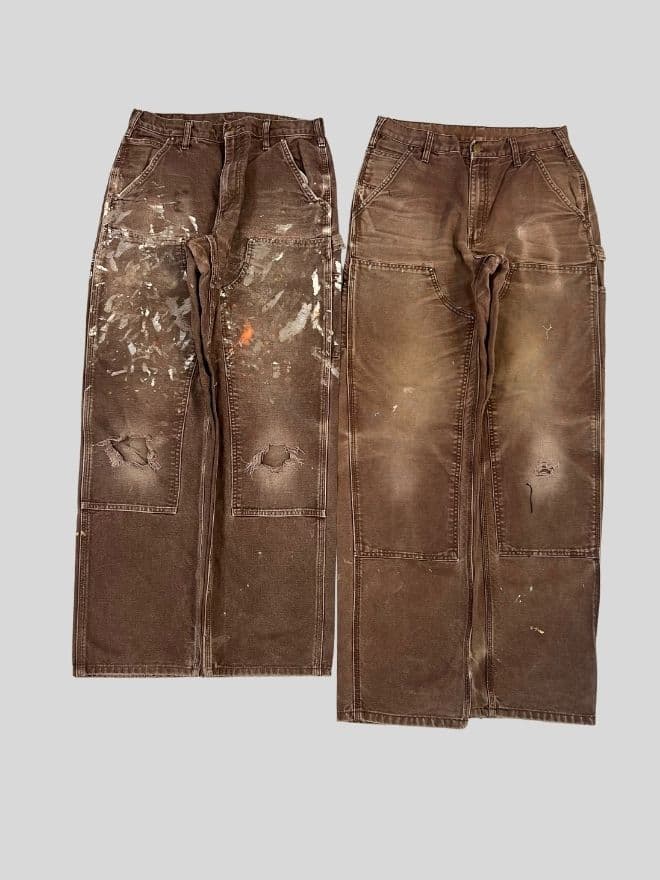 Crazy Bundle of 4 Vintage Carhartt Double Knee Denim Pants — image 8 of 17
