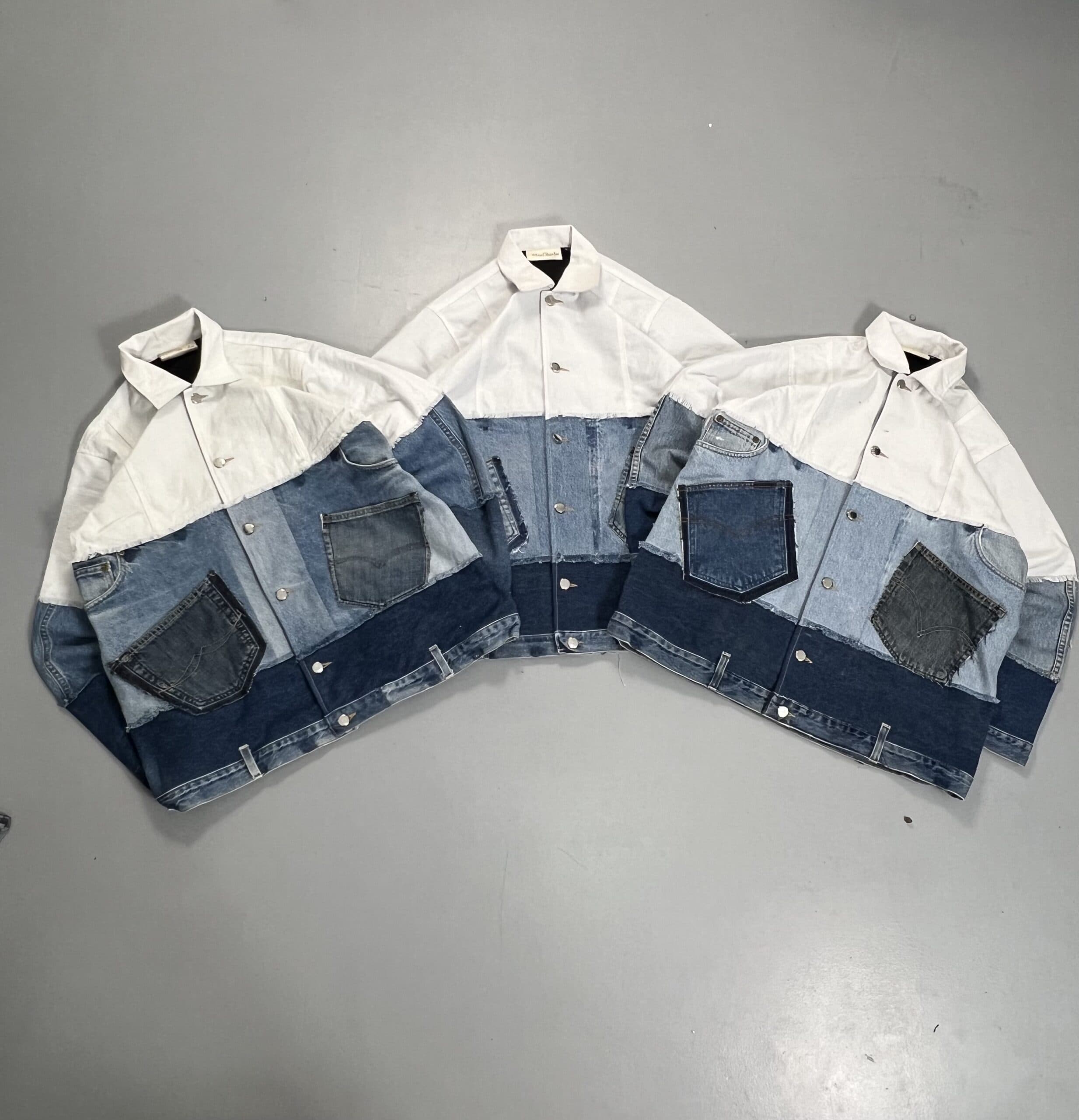 Bundle Upcycled Patchwork Denim Jacket | Vintage Levi’s, Lee & Dickies | Unisex Streetwear — image 4 of 4