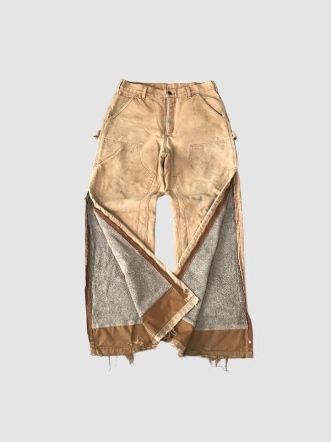 VINTAGE CARHARTT SHERPA LINE DOUBLE KNEE DENIM — image 1 of 7