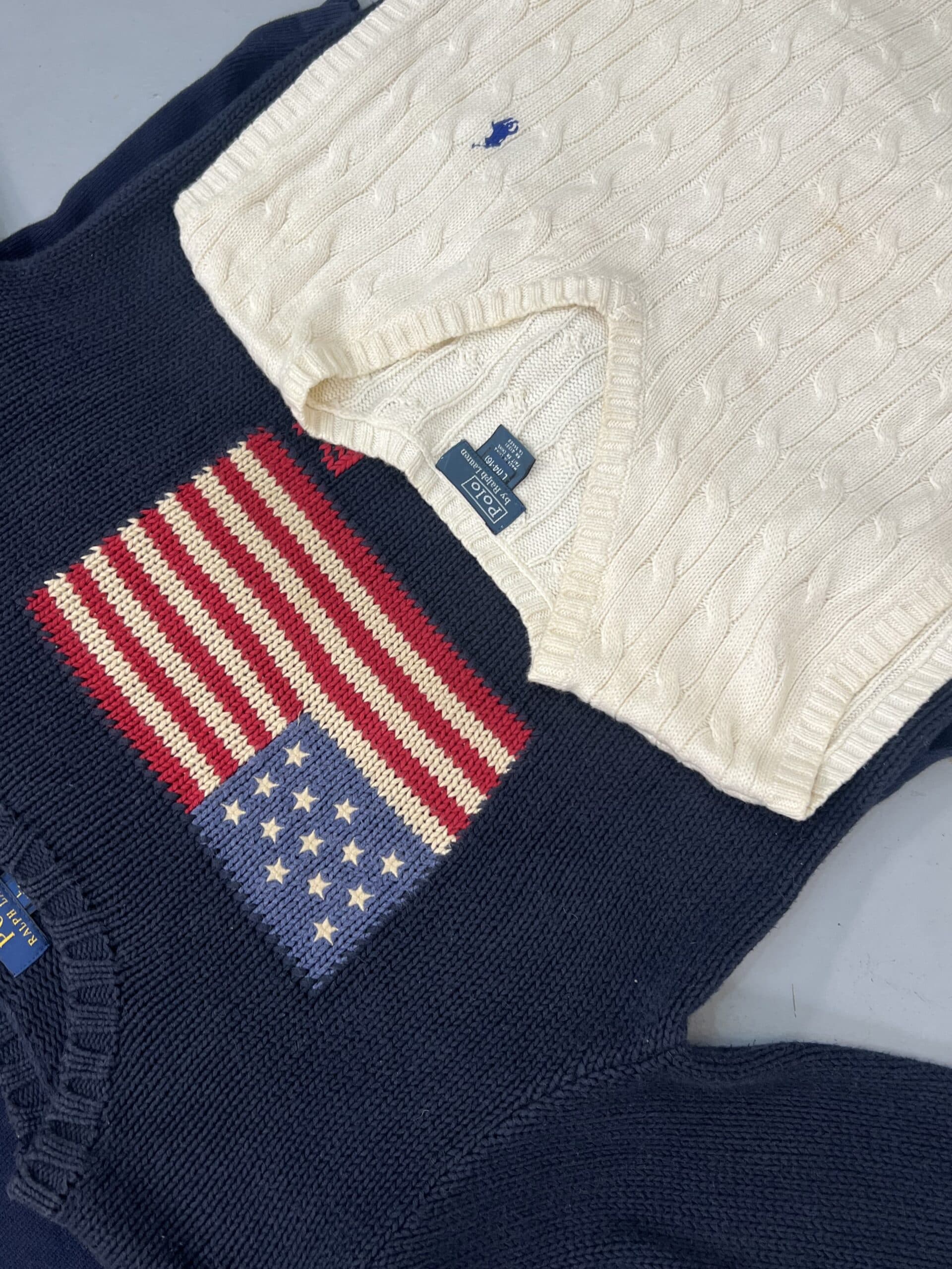 Polo Ralph Lauren Sweaters Sample Bundle – 10 Pcs – Zip & Knit Styles – Size S–XL thumbnail 3