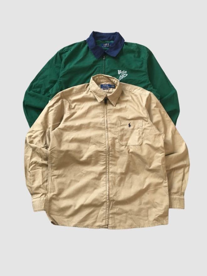BUNDLE OF 20 FACTORY LEFTOVER VINTAGE POLO HARRINGTON JACKETS — image 4 of 4