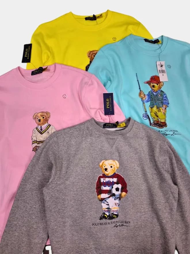 BUNDLE OF Ralph Lauren Polo Bear Sweatshirts — image 7 of 7