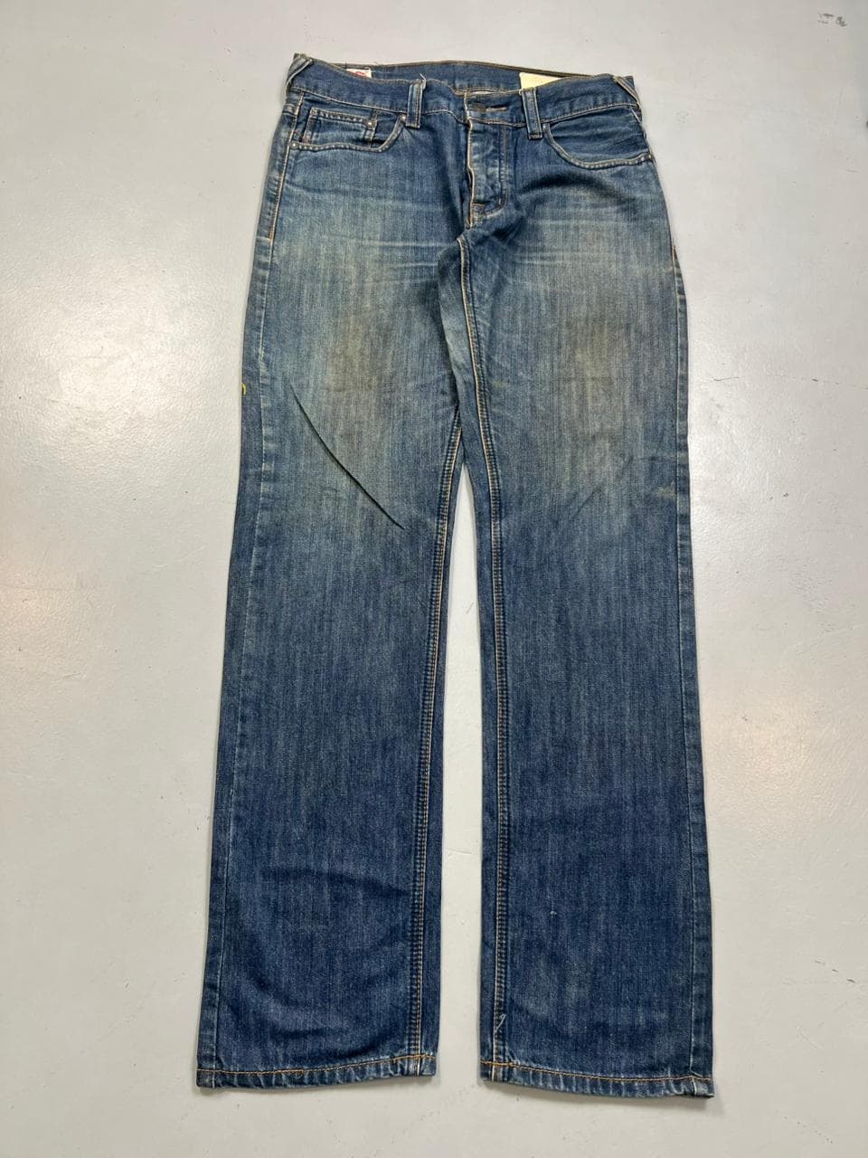 vintage y2k EVISU embroidered japanese denim pants alternate
