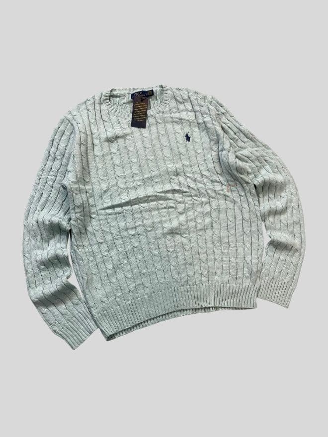 Factory Leftover Polo Ralph Lauren Cable Knit Sweater Bundle – Unisex | Sizes S–XL — image 5 of 8
