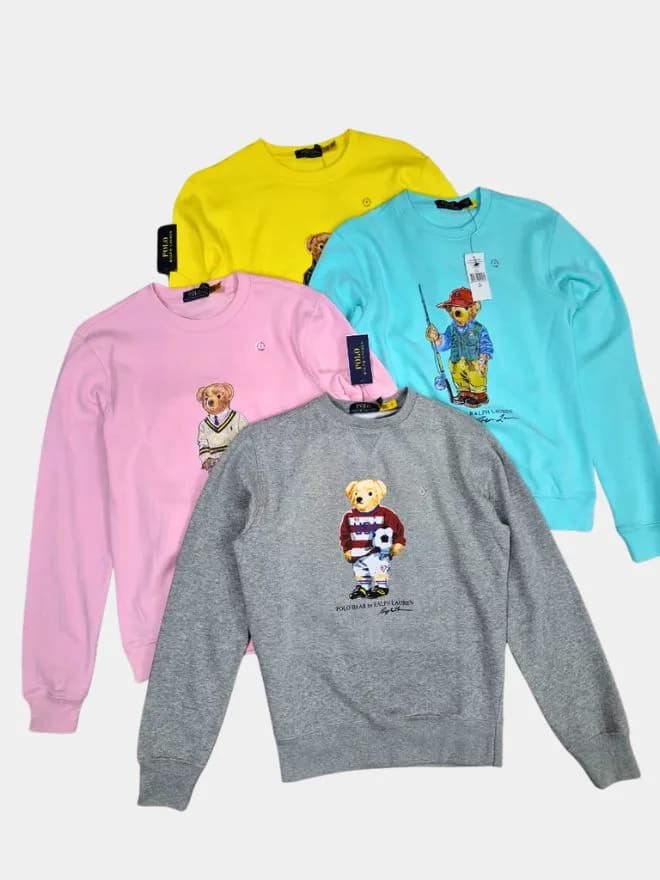 BUNDLE OF Ralph Lauren Polo Bear Sweatshirts — image 3 of 7