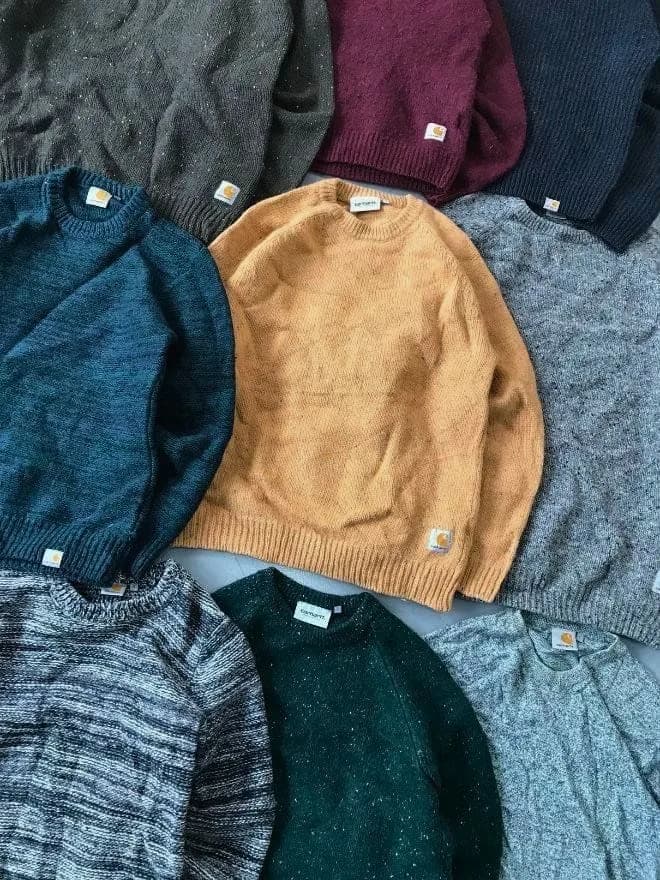 BUNDLE OF 10 CARHARTT VINTAGE KNIT SWEATER — image 1 of 9