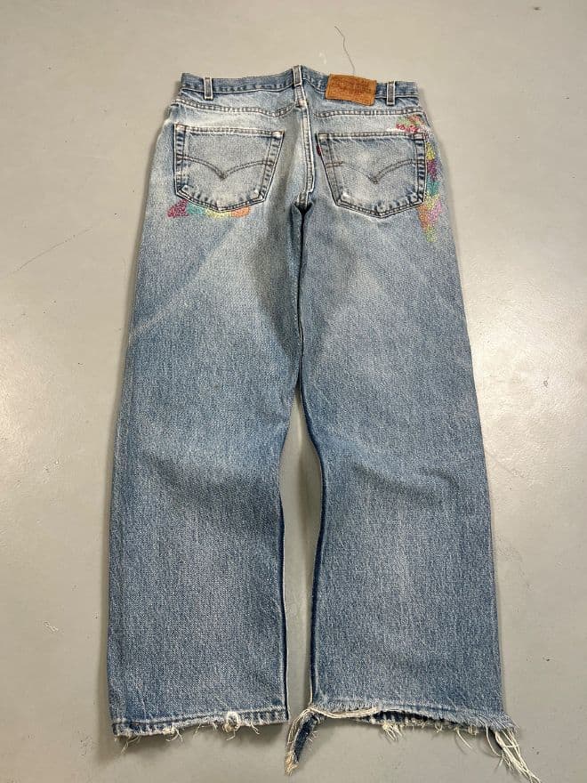 Vintage Levi’s 505 Hand Stitch 1of1 Denim – Men’s 32 — image 3 of 6