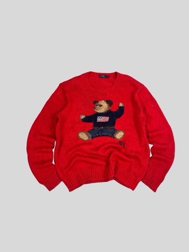 Bundle of Polo Ralph Lauren Bear Knit Sweaters (3 Colors) — image 13 of 24