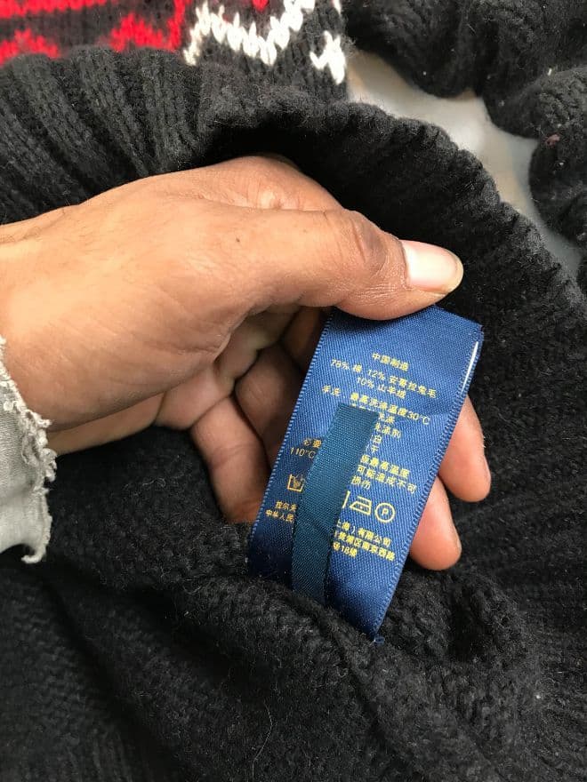 Vintage Polo Ralph Lauren Knit Sweater — Classic Black (Size L) alternate