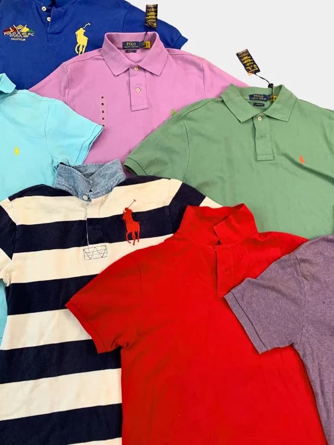 BUNDLE Of Vintage Polo Ralph Lauren Collared T-Shirts — image 8 of 12