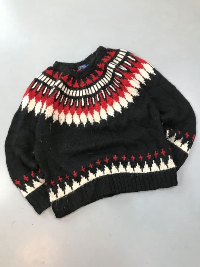 Vintage Polo Ralph Lauren Knit Sweater — Size M — image 5 of 8