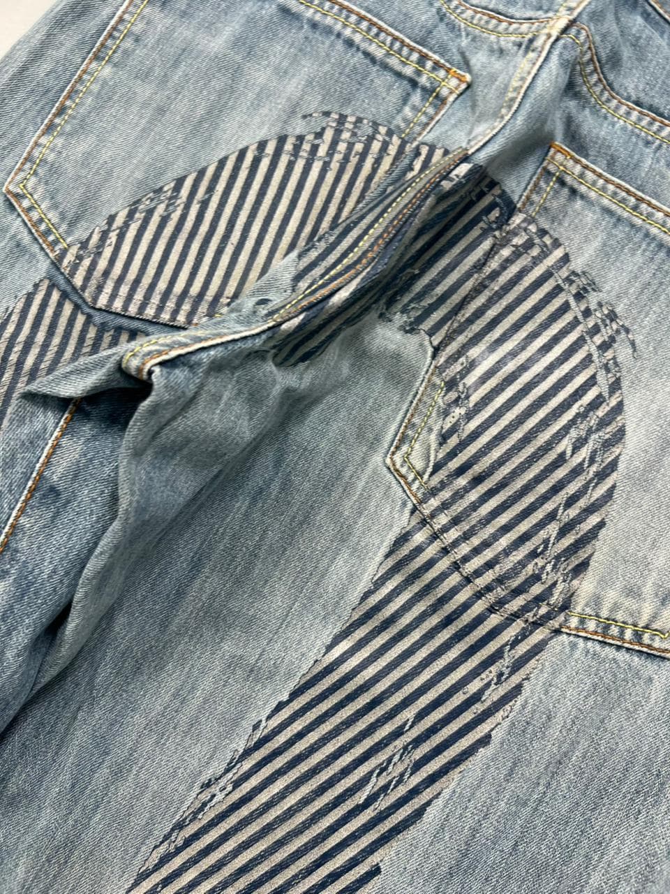 Japanese Denim 2000s – Vintage Blue Baggy Fit Jeans thumbnail 3