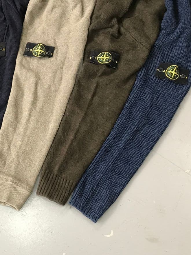 BUNDLE OF VINTAGE STONE ISLAND ZIPPER HOODIES & SWEATERS alternate