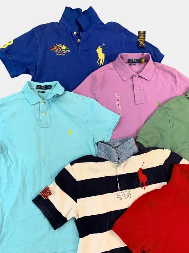 BUNDLE Of Vintage Polo Ralph Lauren Collared T-Shirts — image 7 of 12