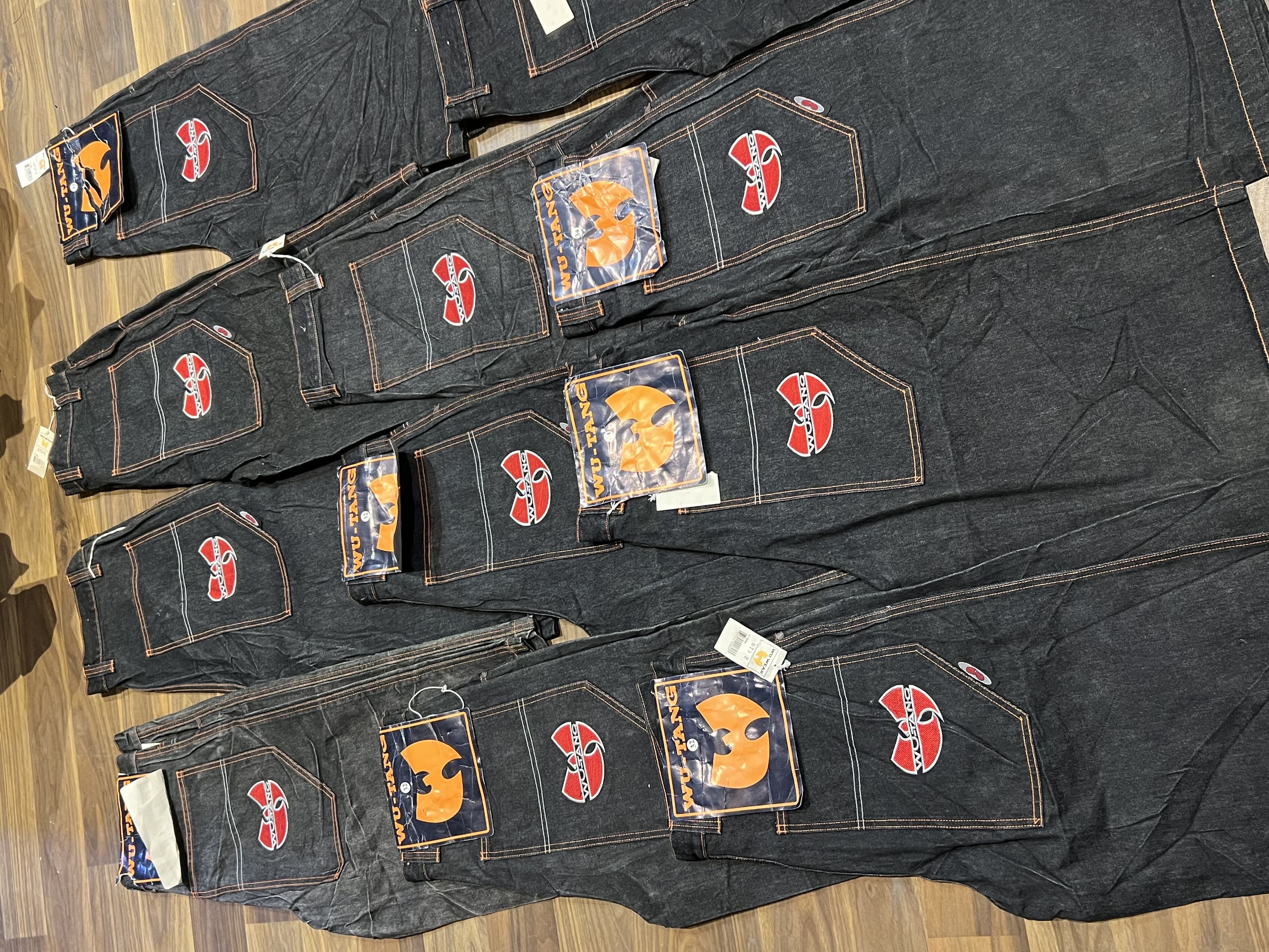 Bundle of Factory Leftover Wu-Tang Denim Jorts 5 Pcs — image 5 of 6
