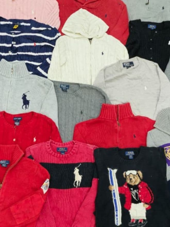 Bundle of Vintage Polo Ralph Lauren Kids Sweaters – Mixed alternate