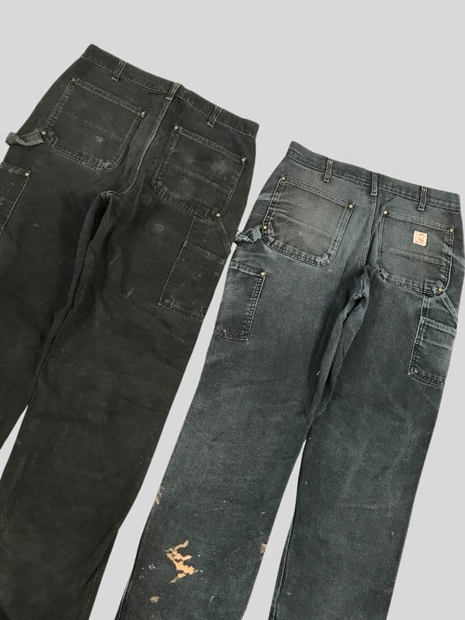 Crazy Bundle of 4 Vintage Carhartt Double Knee Denim Pants — image 12 of 17