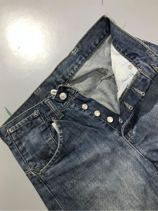 Vintage Levi’s Engineer Pant – Buckle Belt Denim — image 4 of 7