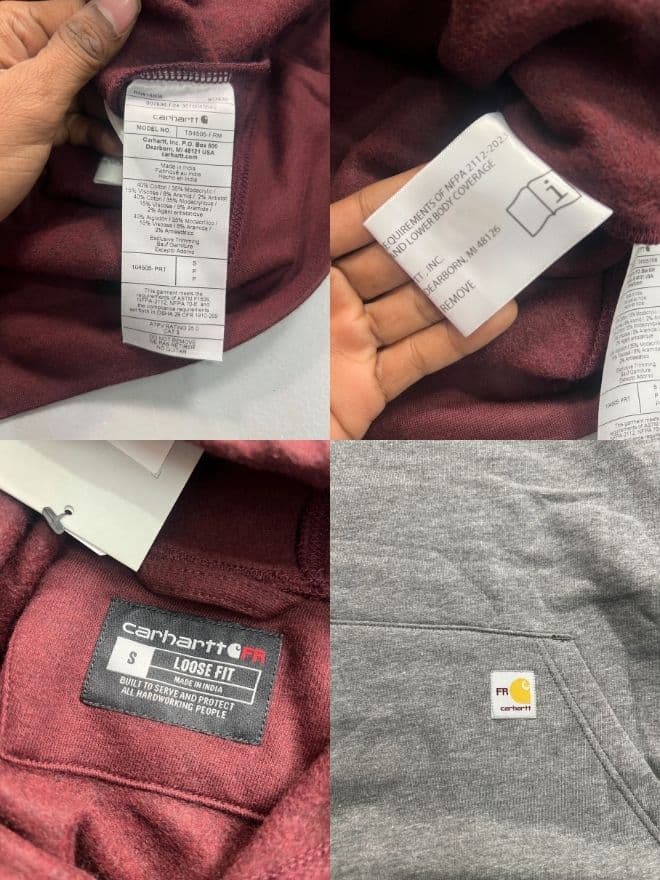 Bundle of Factory Leftover Carhartt Hoodies — image 13 of 21