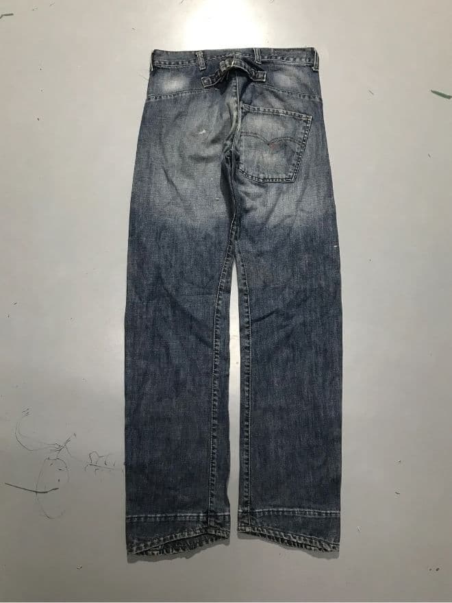 Vintage Levi’s Engineer Pant – Buckle Belt Denim — image 3 of 7