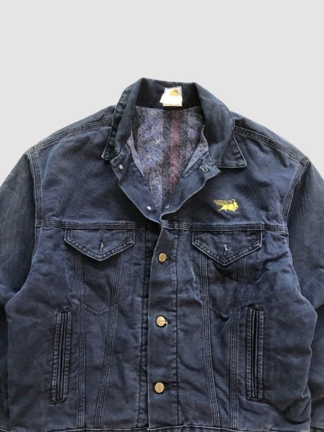 VINTAGE RARE CARHARTT DENIM JACKET thumbnail 4