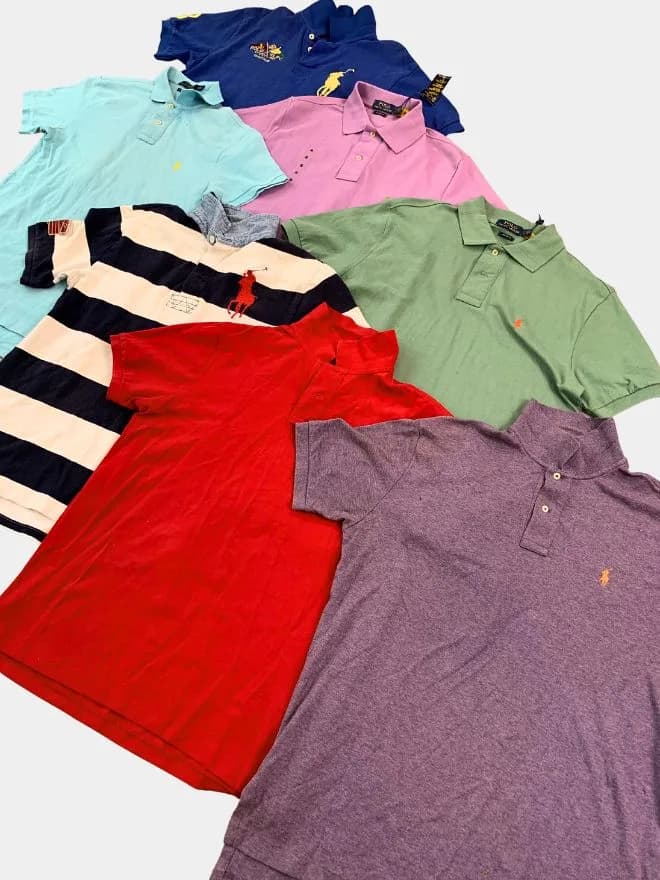 BUNDLE Of Vintage Polo Ralph Lauren Collared T-Shirts thumbnail 3