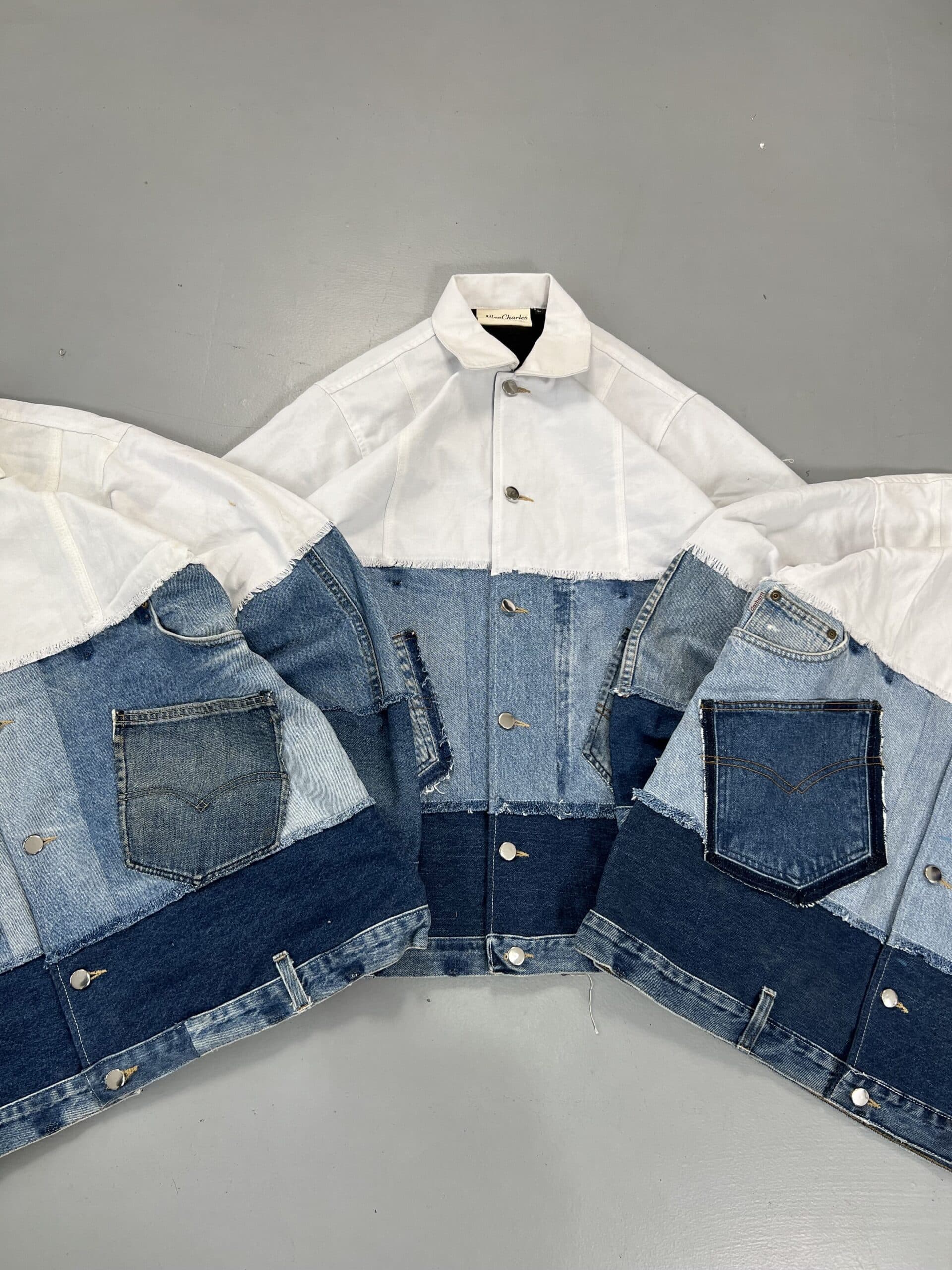 Bundle Upcycled Patchwork Denim Jacket | Vintage Levi’s, Lee & Dickies | Unisex Streetwear