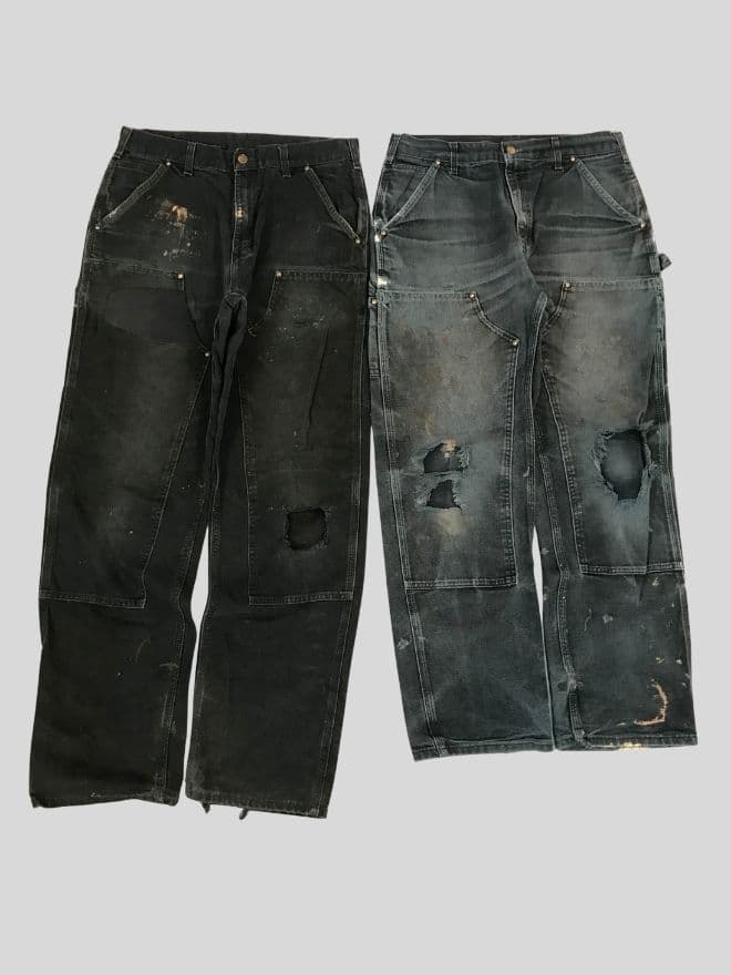 Crazy Bundle of 4 Vintage Carhartt Double Knee Denim Pants alternate