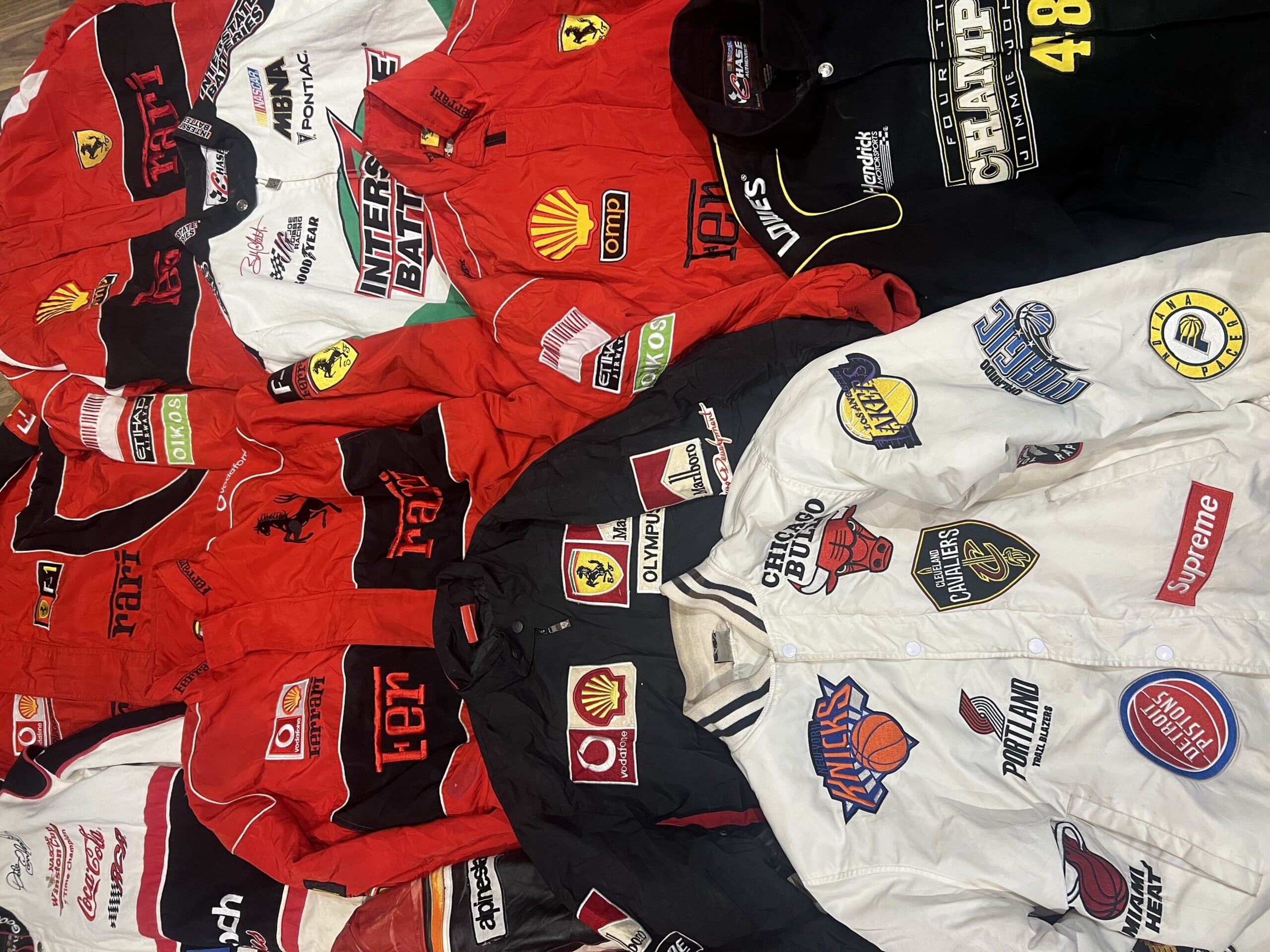 Bundle of Vintage Racing Jackets