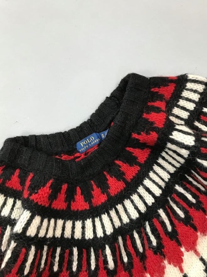 Vintage Polo Ralph Lauren Knit Sweater — Size M — image 4 of 8