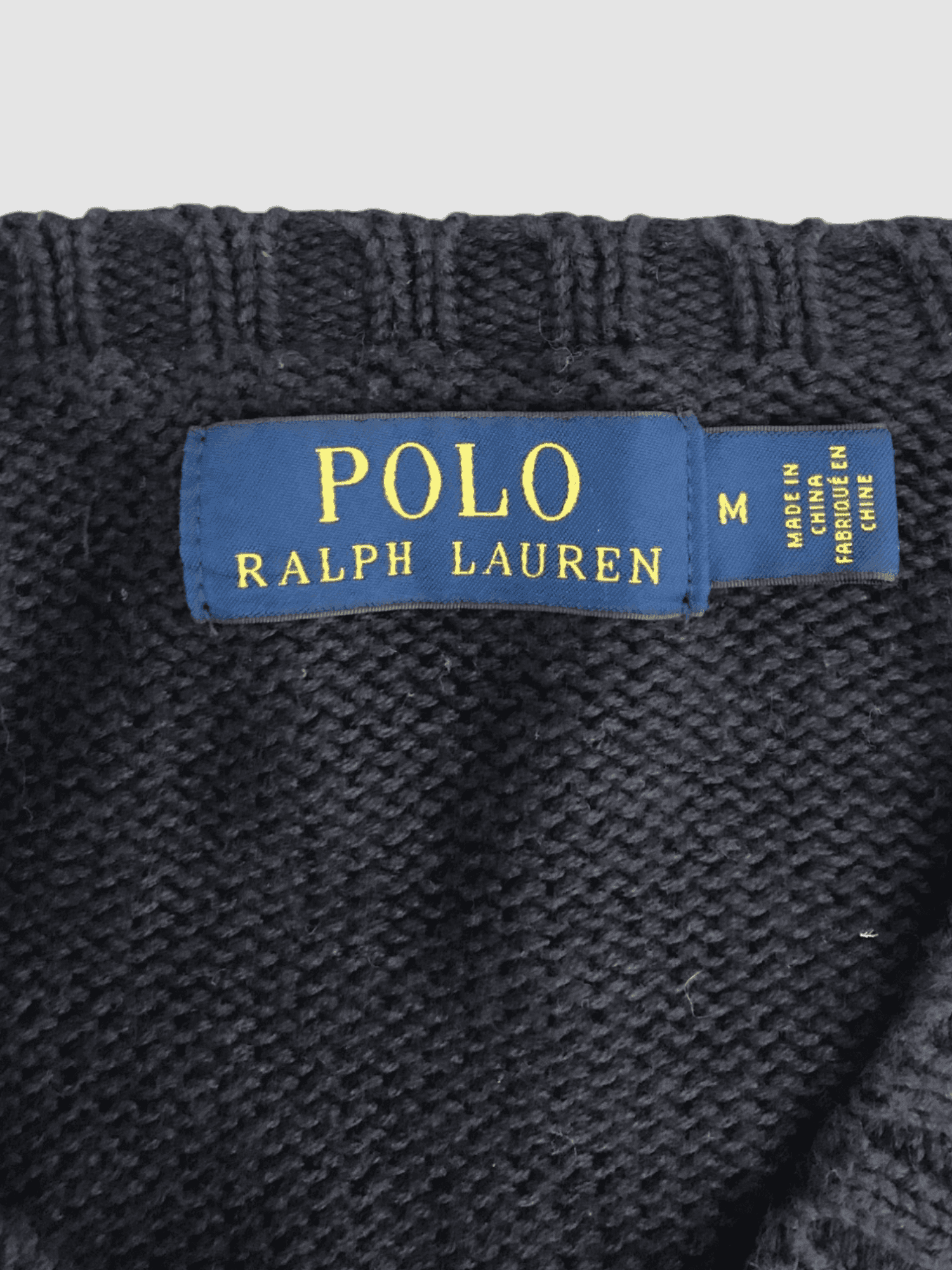 VTG 90's Polo Ralph Lauren USA Flag Knit Sweater thumbnail 4