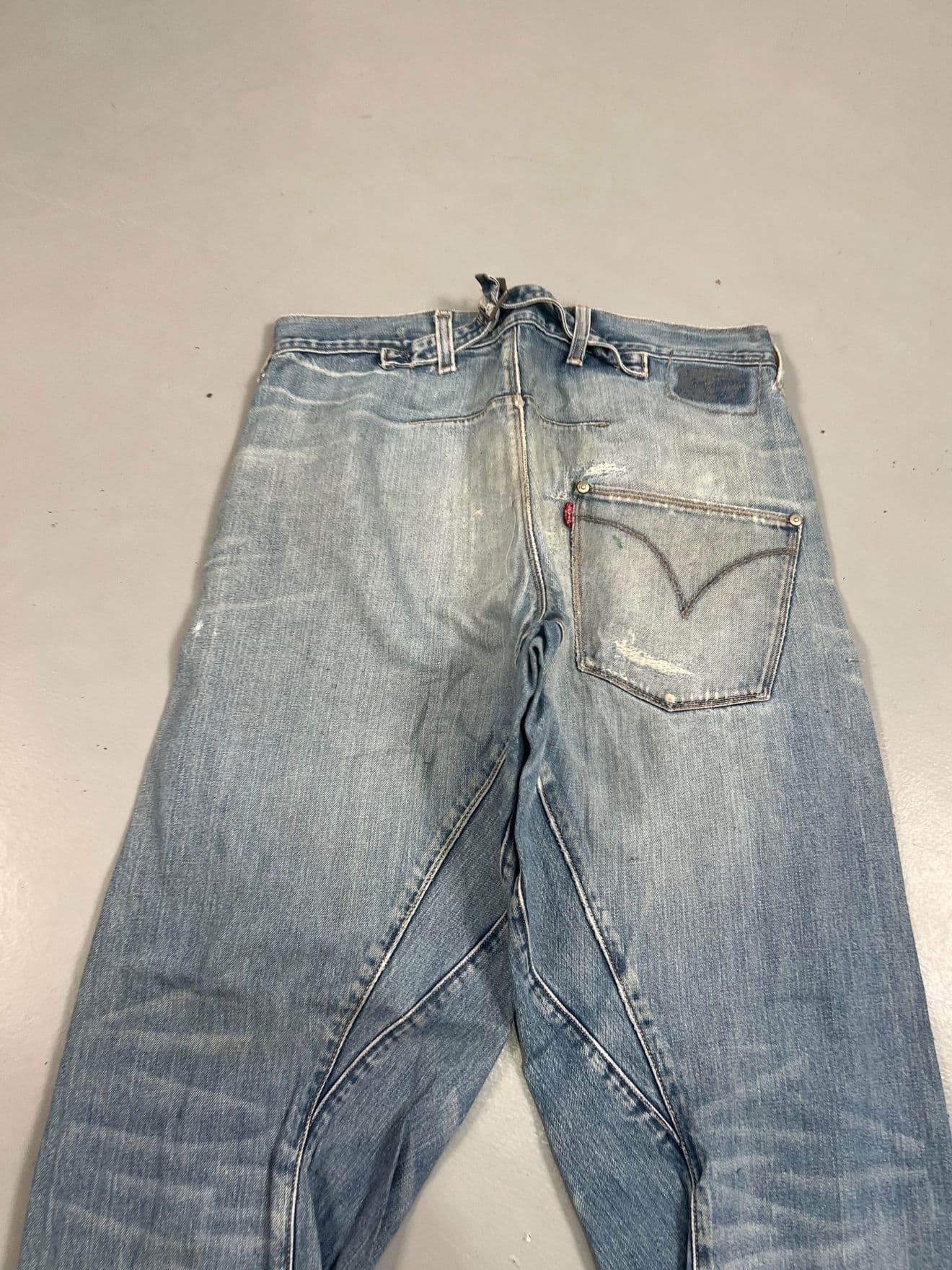Bundle of Vintage Levi’s Engineer Buckle Belt Denim Jeans thumbnail 4