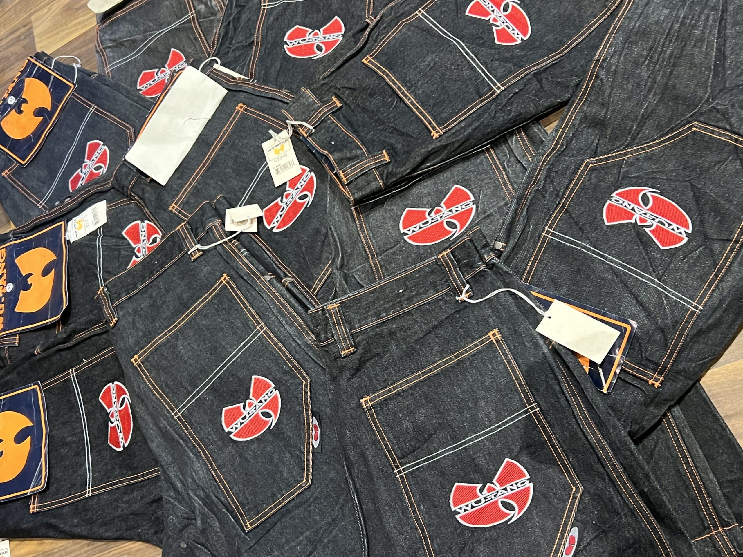 Bundle of Factory Leftover Wu-Tang Denim Jorts 5 Pcs — image 4 of 6