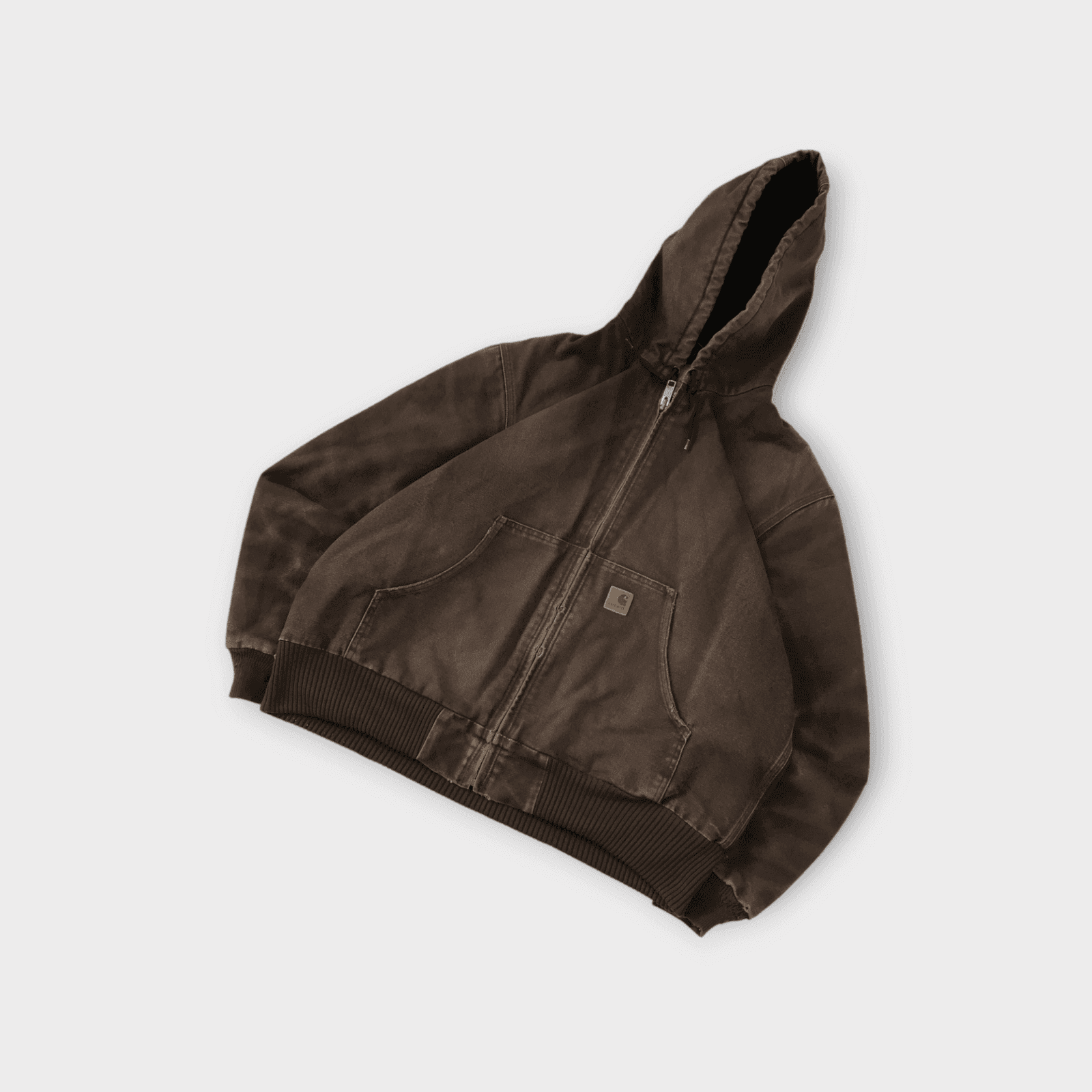 Vintage Carhartt J130 DKB Hooded Lined Active Jacket thumbnail 3