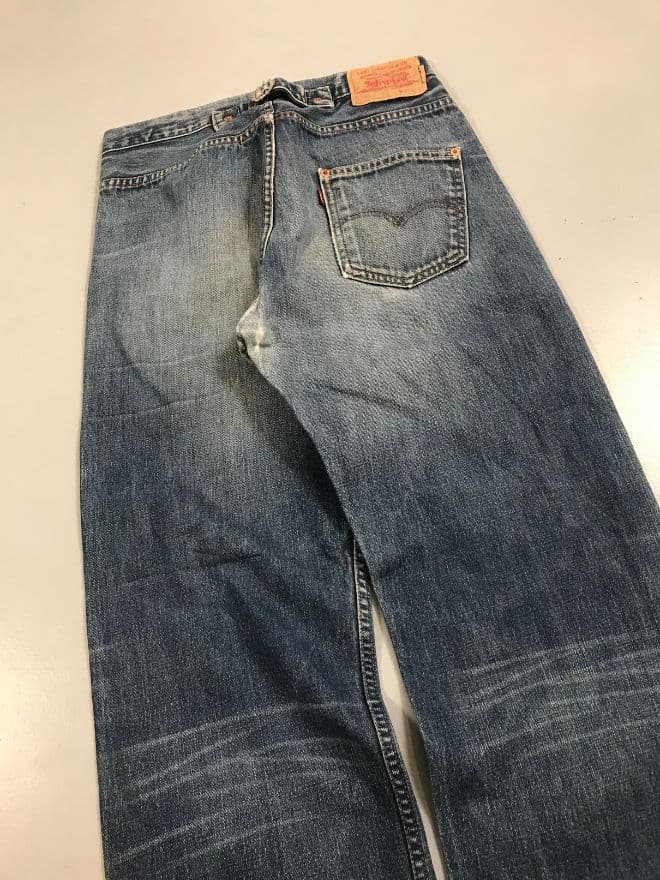 Bundle of Vintage Levi’s Engineer Buckle Belt Denim Jeans alternate