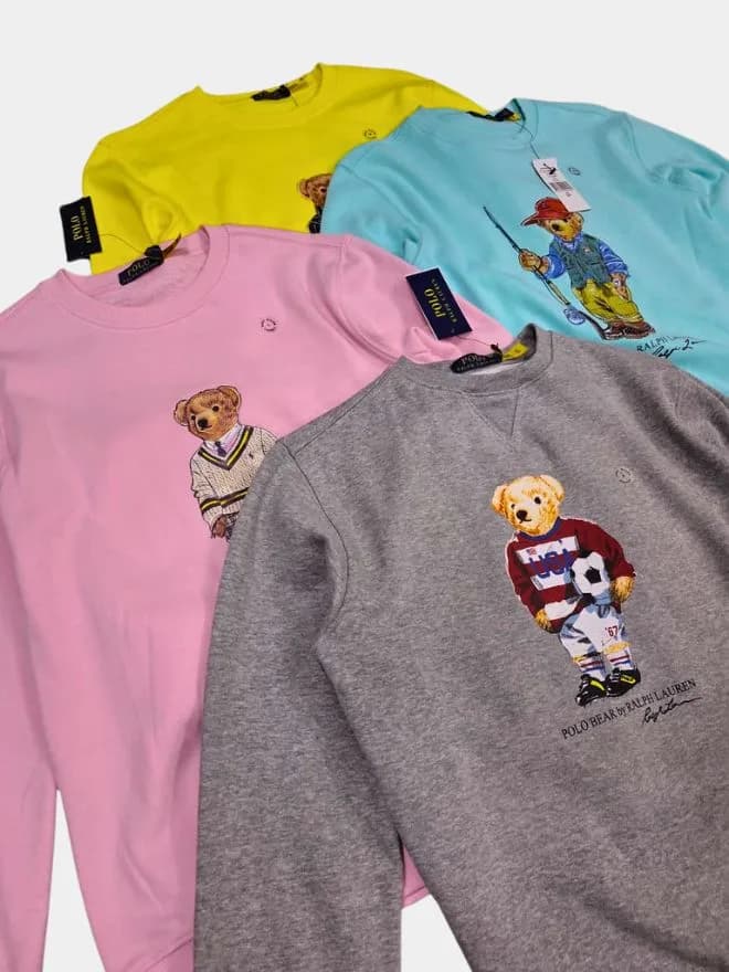 BUNDLE OF Ralph Lauren Polo Bear Sweatshirts — image 2 of 7