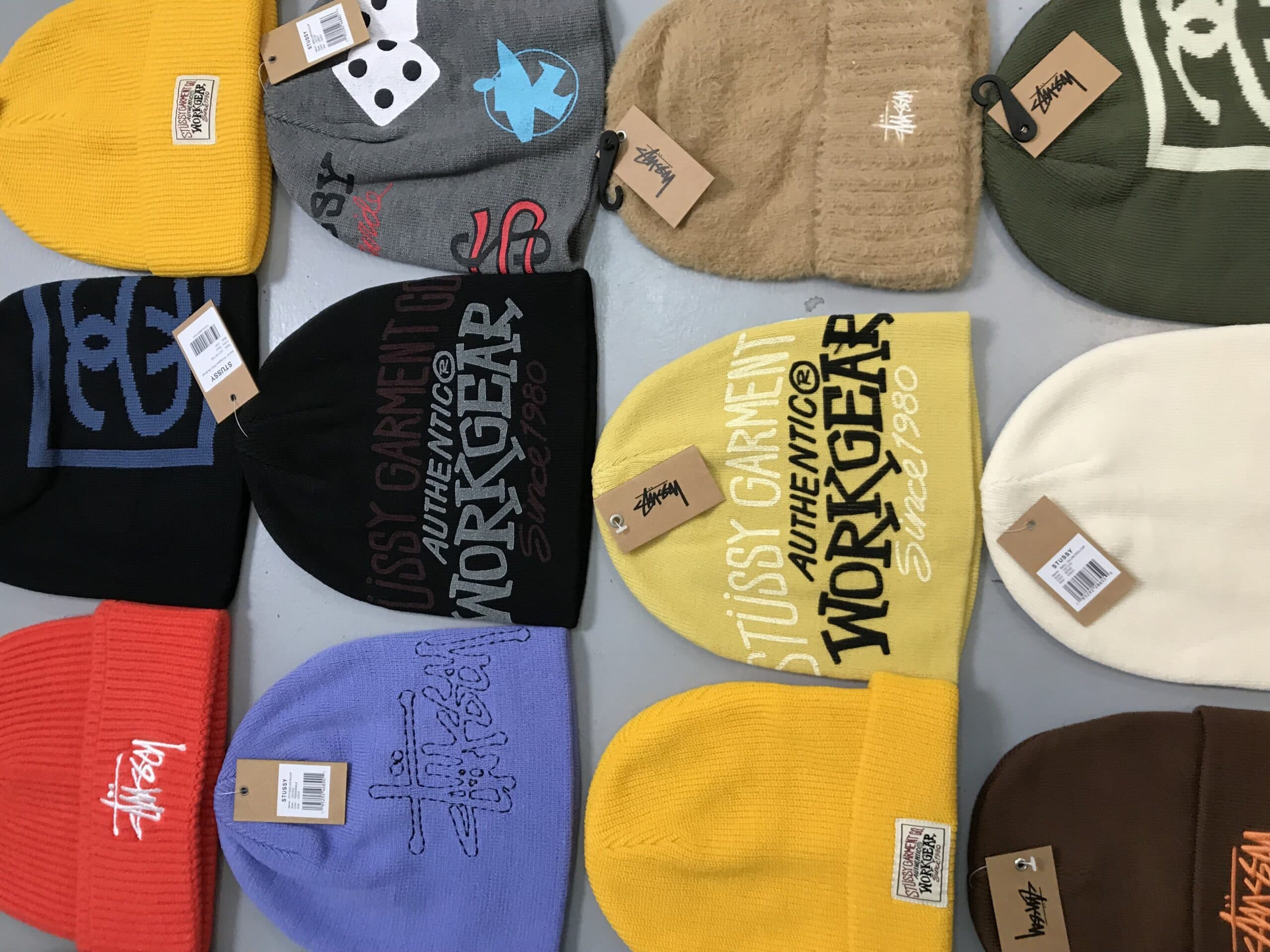 Bundle of Factory Leftover Stüssy Beanie  Caps – (30pcs) — image 7 of 12