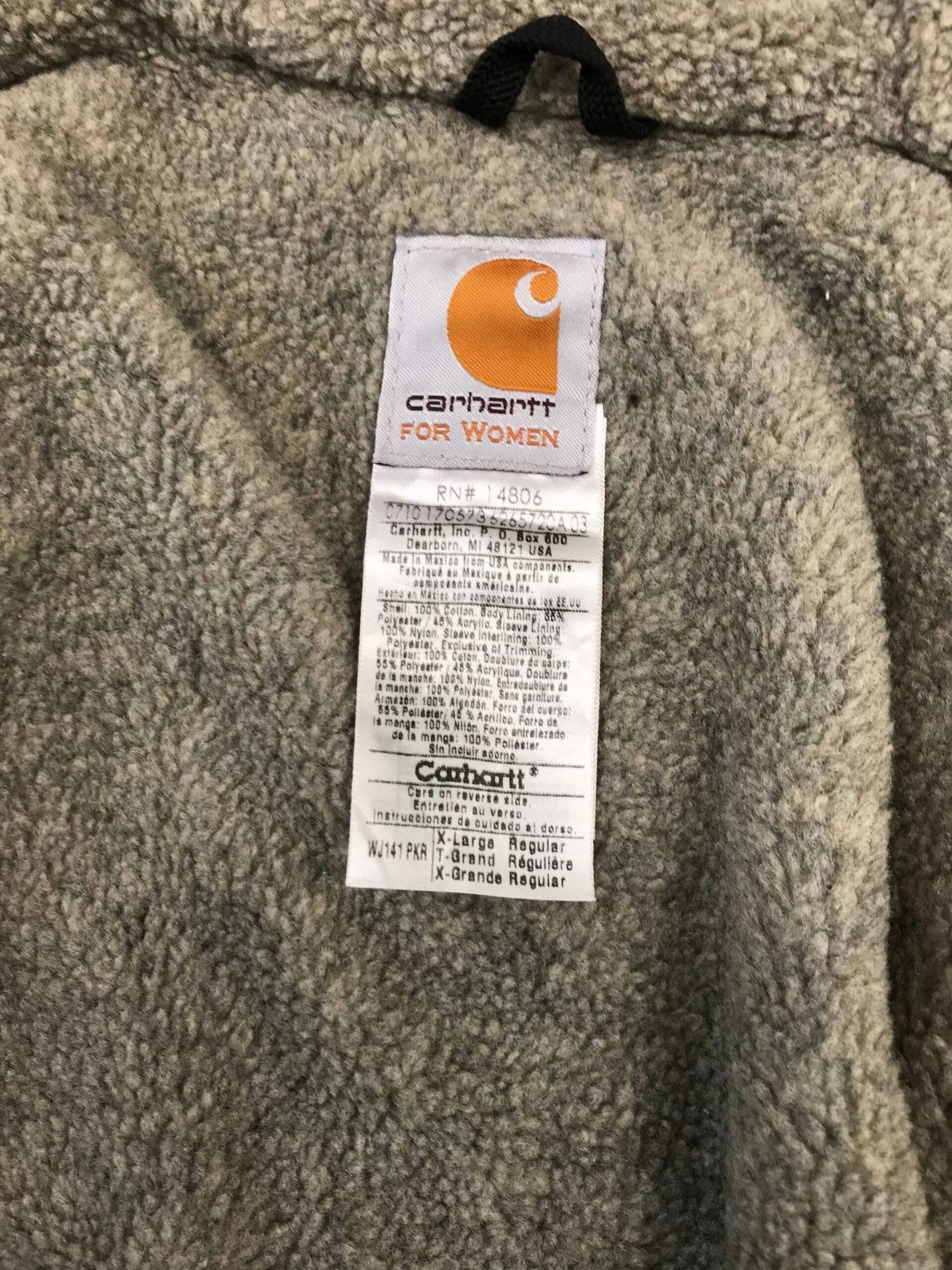 Vintage Carhartt WJ141 PKR Toddler Lined Jacket — image 7 of 8